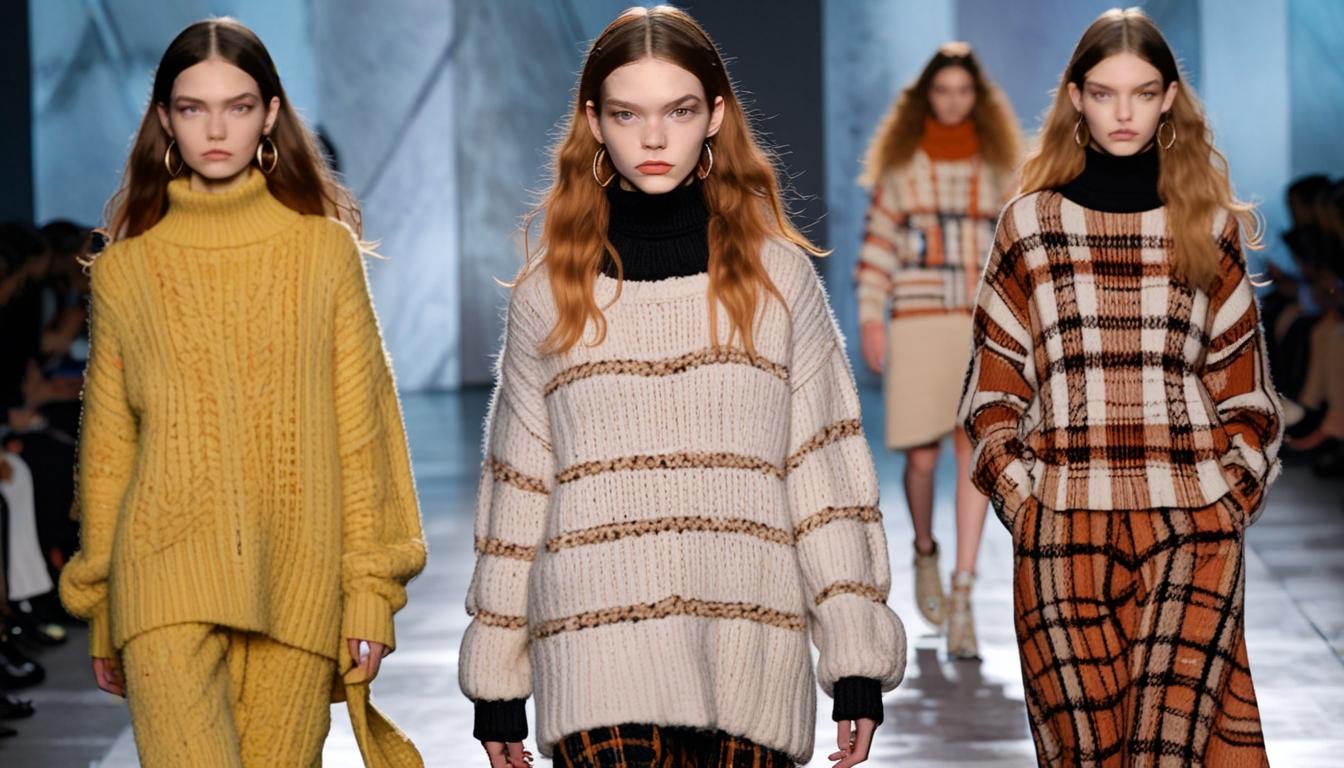 Iceberg showcases innovative knitwear collection at recent fashion showcase