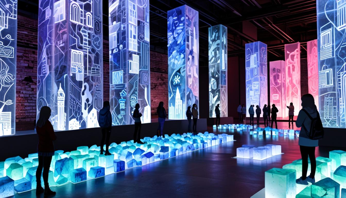 Immersive art installation explores sustainability through technology