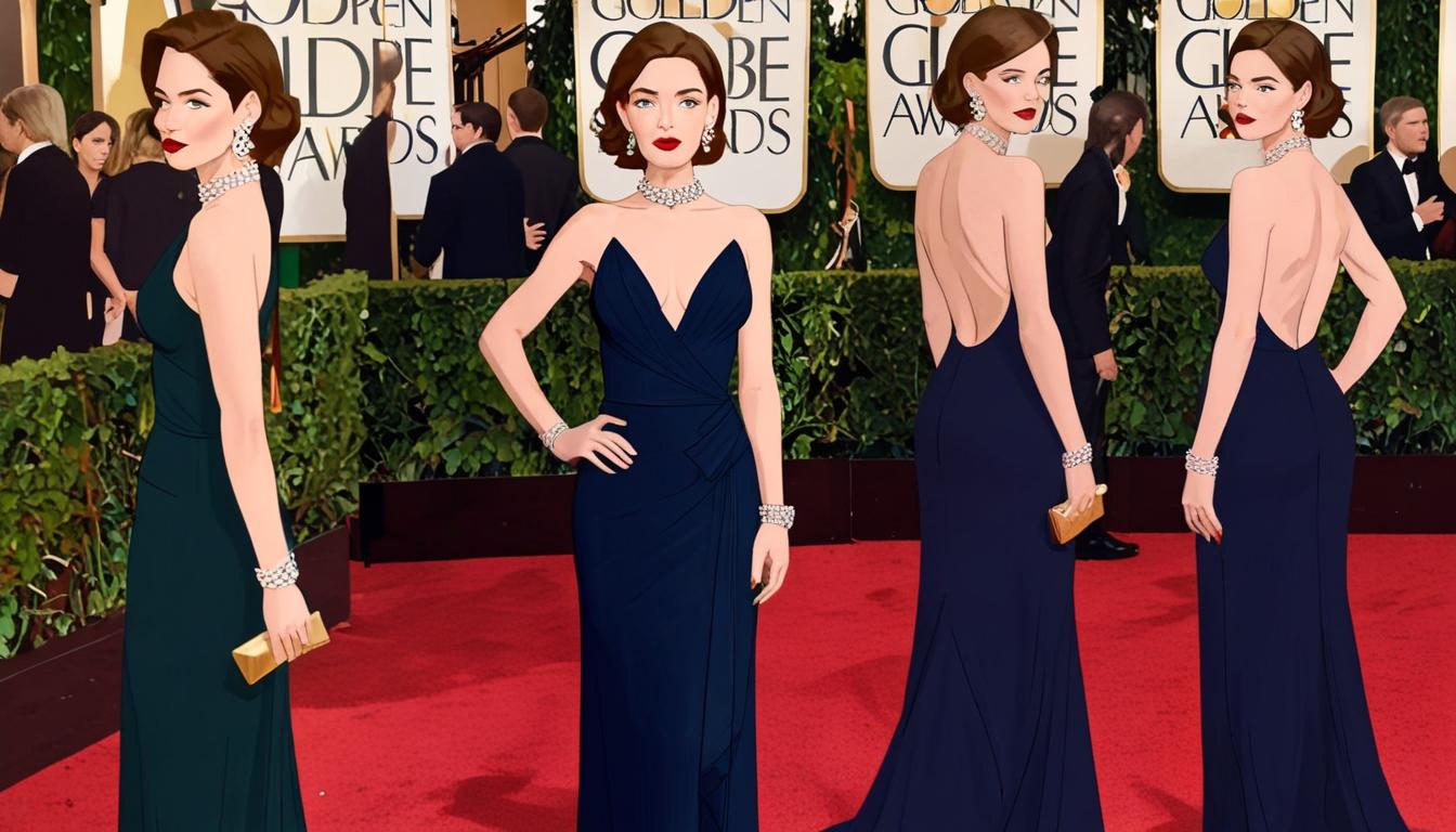 Golden Globes fashion pays homage to vintage styles