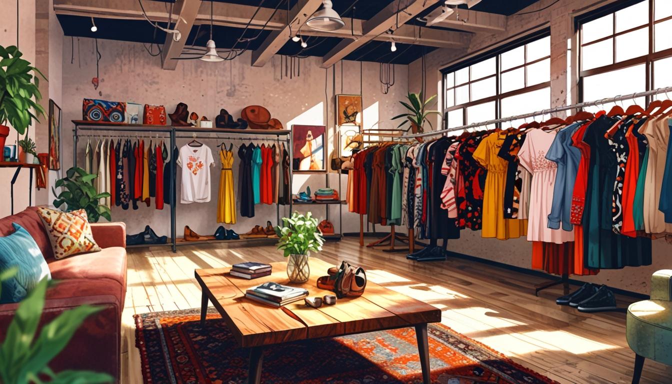 Curated vintage clothing shop challenges secondhand retail norms