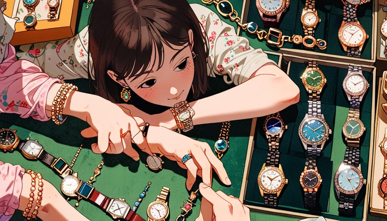 Student discovers vintage Gucci watches during thrift shopping