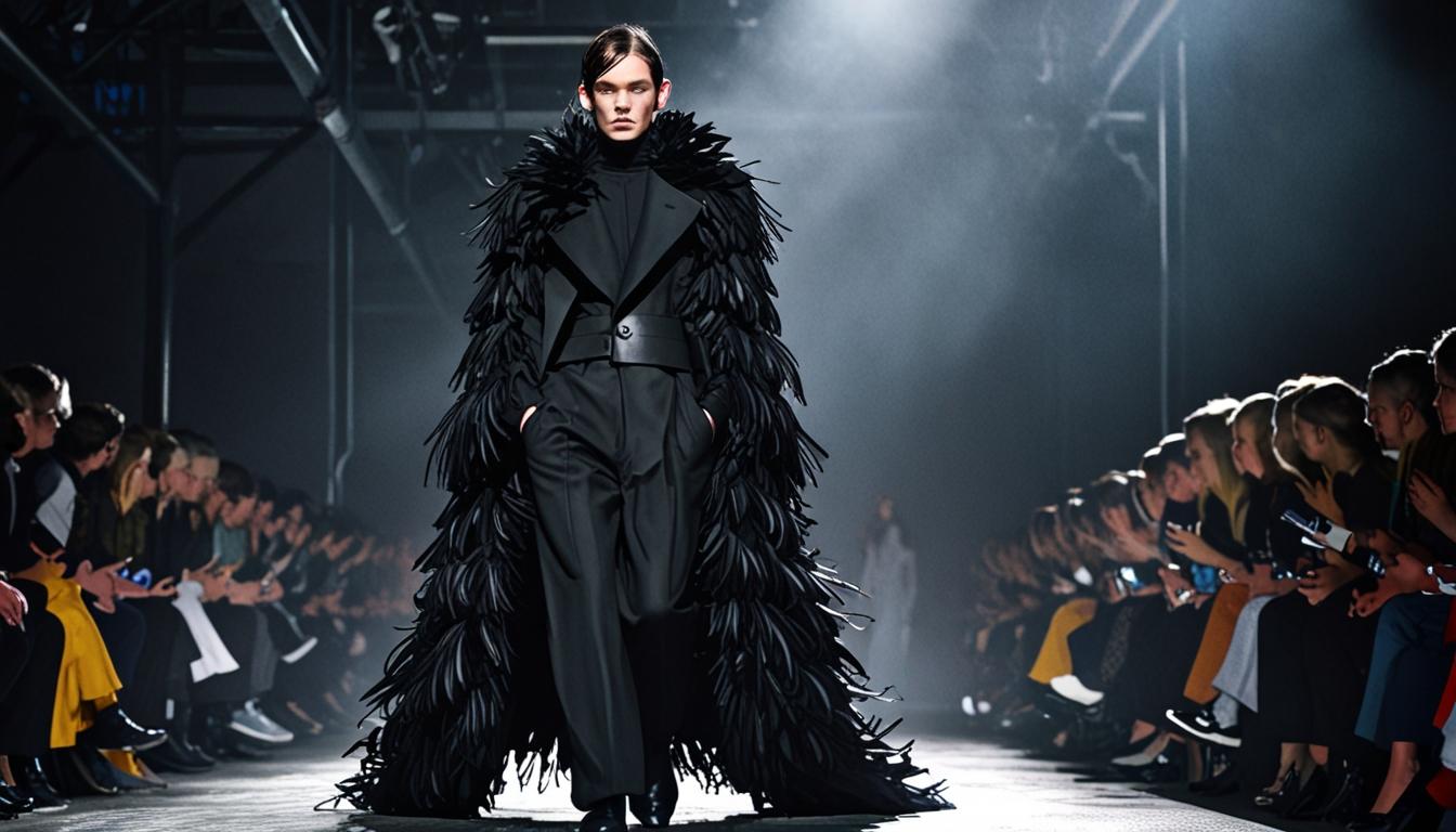 Kuo Wei showcases ‘The Raven’ collection at London Fashion Week