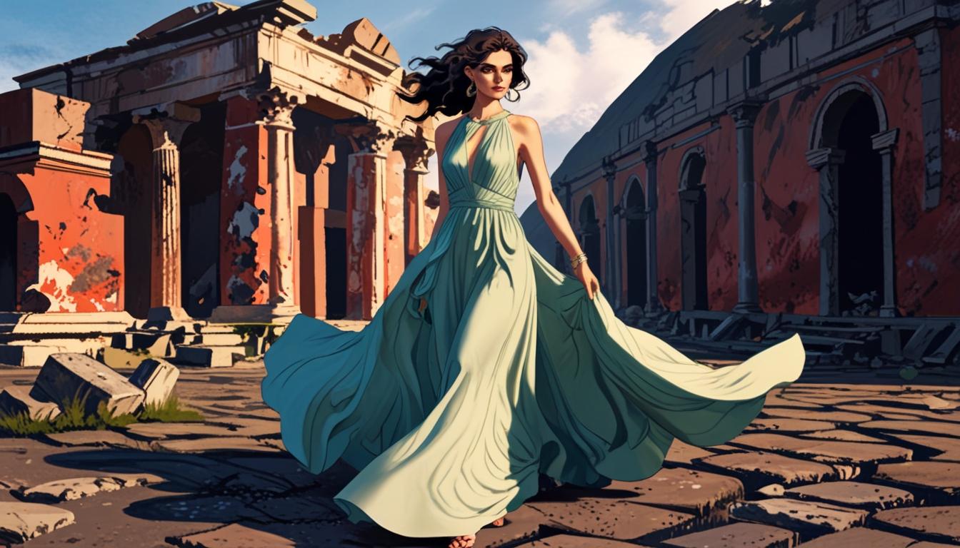 Roberto Cavalli’s Pompeii Future collection marries history with high fashion