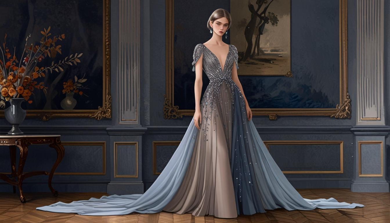 Jenny Packham’s fall 2025 collection draws from neoclassicism