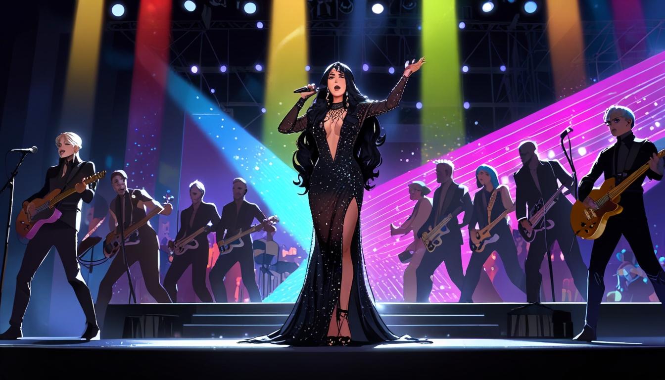 Cher dazzles at Love Rocks charity benefit in New York