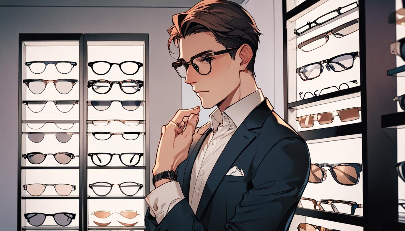 The rise of online shopping for designer prescription glasses among men