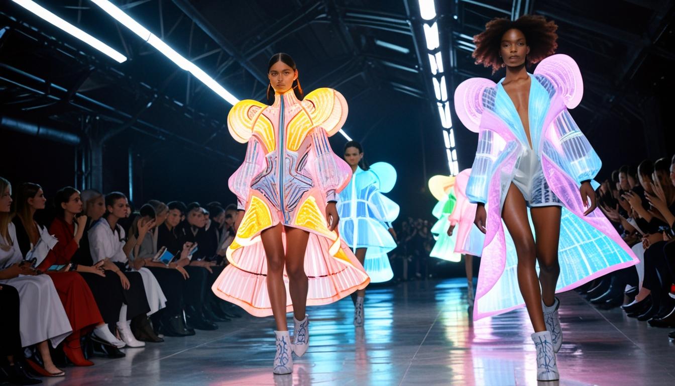 Anrealage captivates audiences with tech-infused fashion at Paris Fashion Week