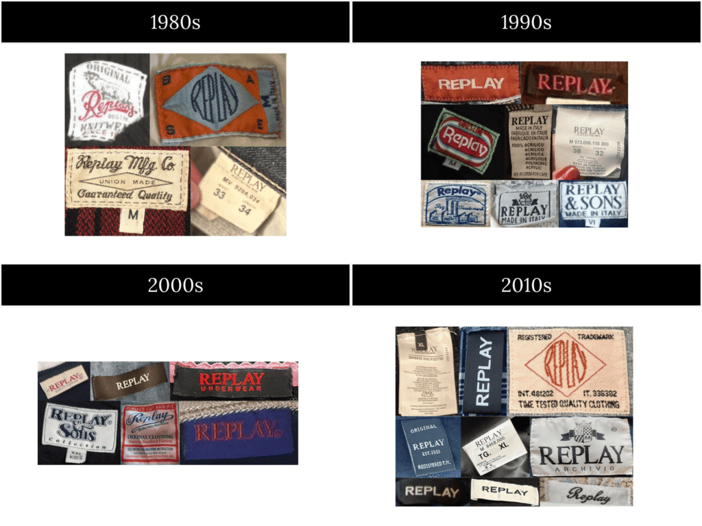 Replay Tag How to tell if Replay is vintage: Logos, Tags & Tips – VCG